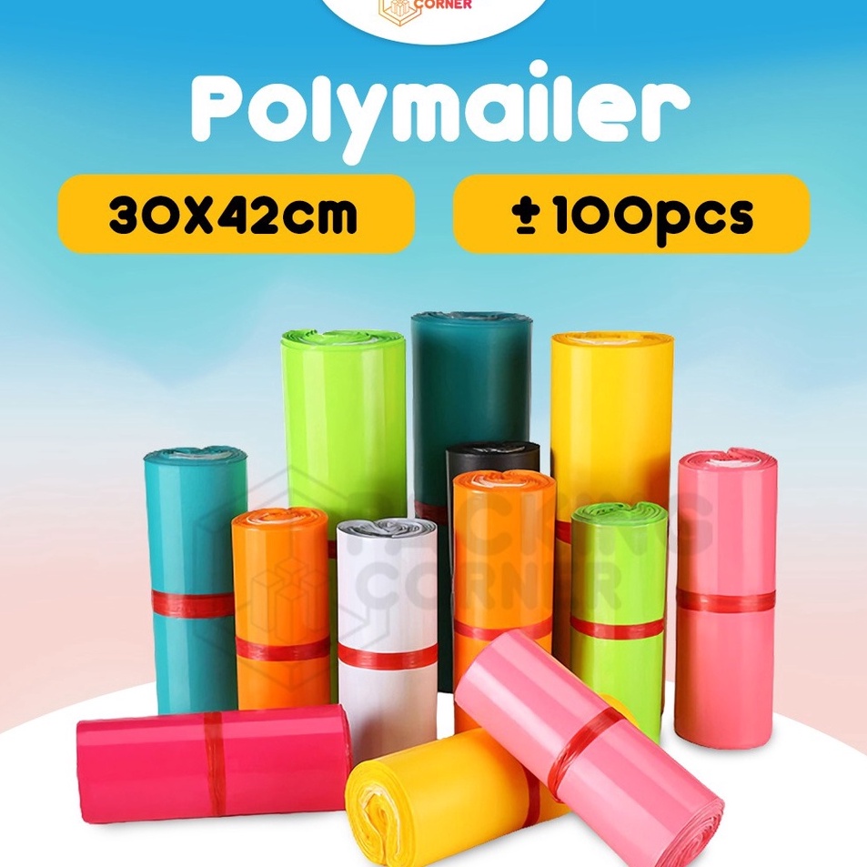 

Dipesan ya Plastik Polymailer Bag 30x42 Kantong Amplop Packing Seal Olshop Online Shop ol on shop Isi 100 pcs