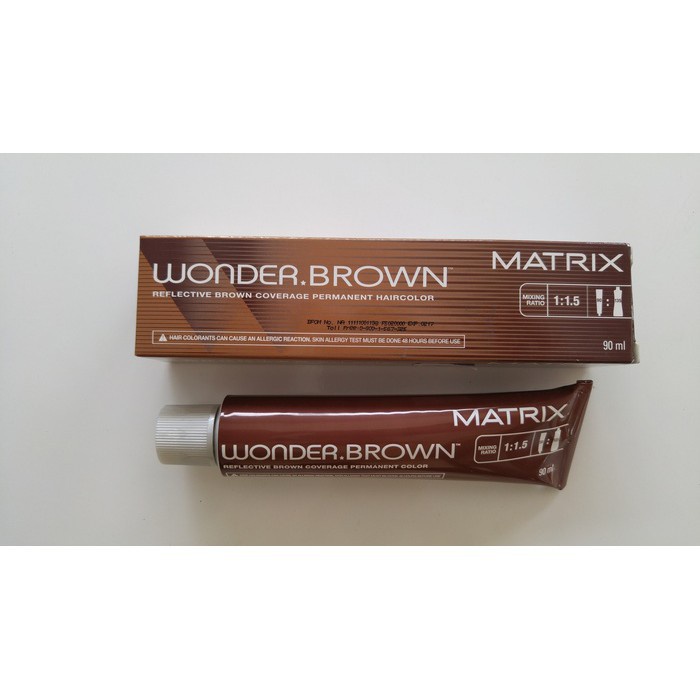 ✿ SK ✿ Matrix Wonderbrown Warm 90ml/Wonder Brown/Semir Rambut Matrix Terlaris
