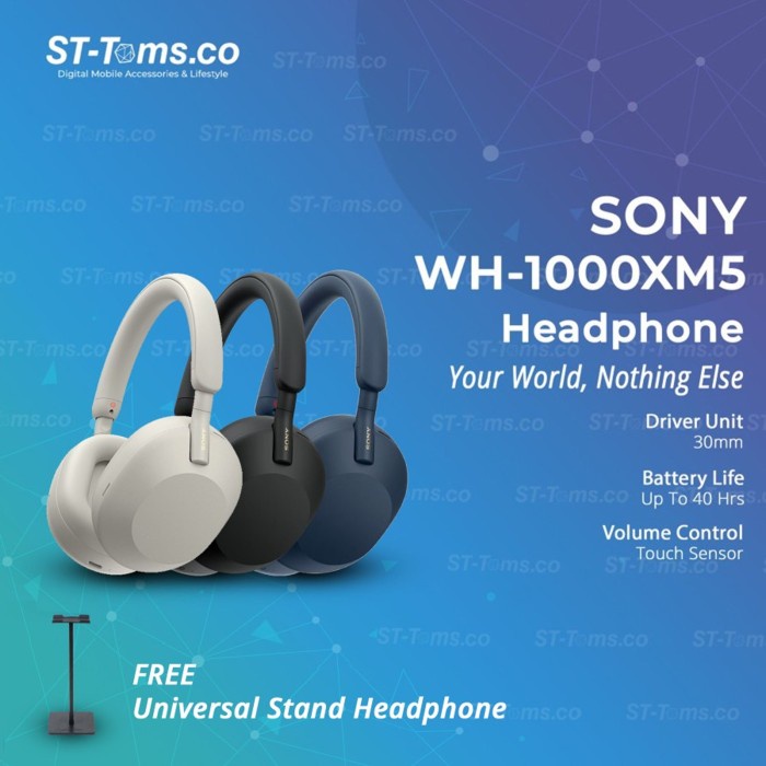 SONY WH-1000XM5 / WH1000XM5 / WH 1000XM5 WIRELES HEADPHONES