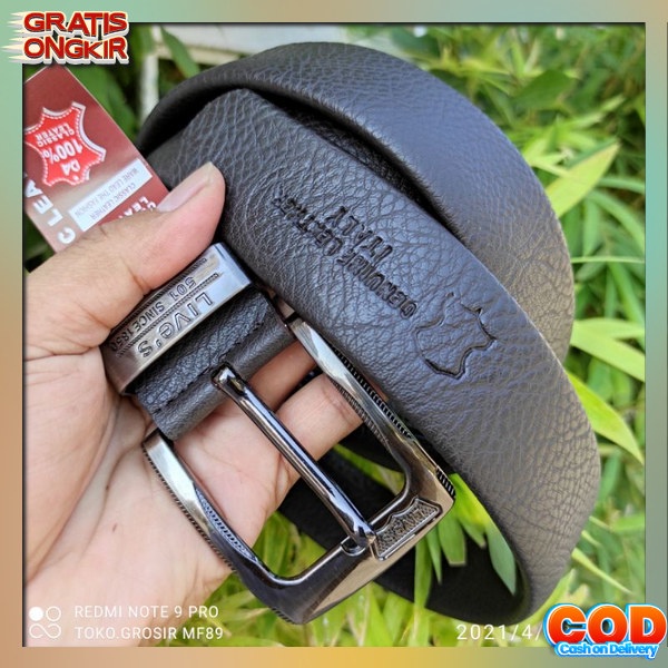 Gesper Pria Dewasa Ikat Pinggang Kekinian Kulit Tebal Setot Stok Sabuk Pengikat Celana Casual Belt S