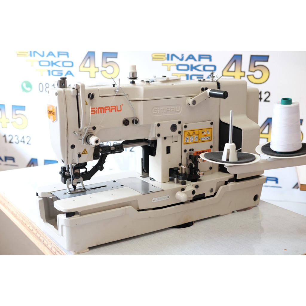 Mesin Lubang Kancing Simaru Sm781 High Speed Konveksi 781