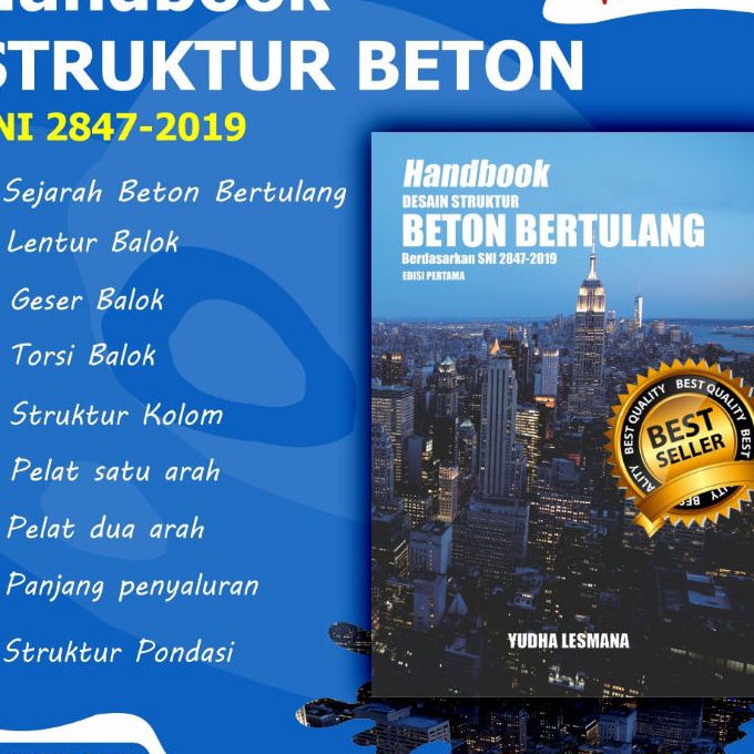 [K50-✉] Handbook Desain Struktur Beton Bertulang sesuai SNI2847-2019☆.