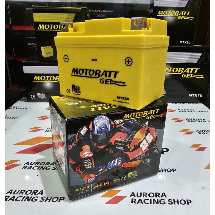 Aki Motobatt Mtz5S Honda Beat Karbu / Scoopy Karbu / Vario 110 / Spacy $12