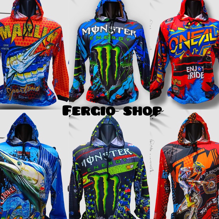 KHOF209 baju balap dewasa kupluk/ baju balap dewasa topi/ baju motorcross XL topi/ atasan balap dewa