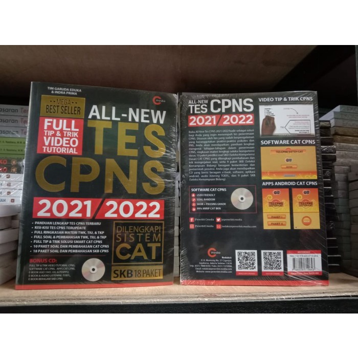 

NEW Origianal - Buku All New Tes CAT CPNS 2021/2022 Oleh Tim Garuda Eduka