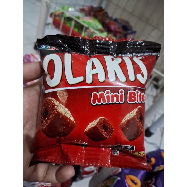 

Olaris mini bites rasa Coklat Ecer/Renceng (isi 10pcs)