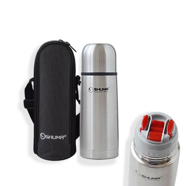 Termos Air Panas Shuma Vacuum Bottle High Quality - Menyimpan Air Panas Dingin, Tutup Baru, Tas