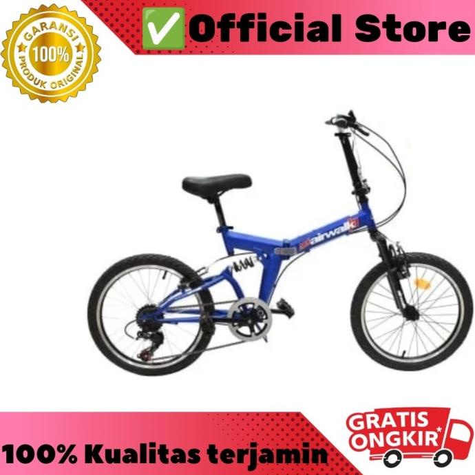 AIRWALK EXPRESSO SUSPENSION SEPEDA LIPAT 20 7-SPEED - BIRU RANINOFRIANI5