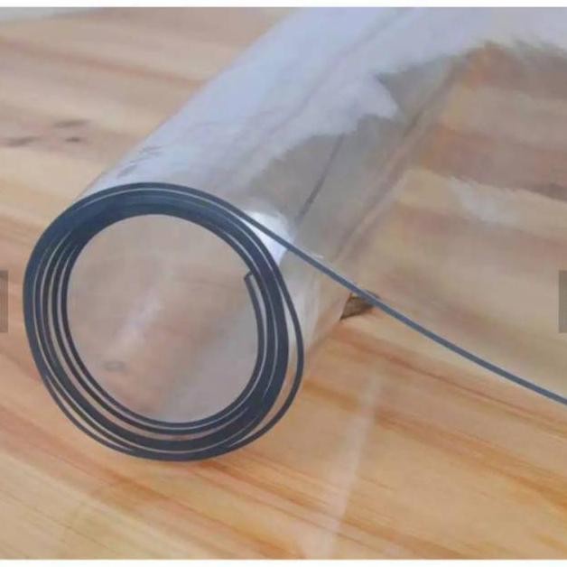 REALPICT TAPLAK MEJA TEBAL 1 MM MIKA PANJANG 150 CM PVC LENTUR