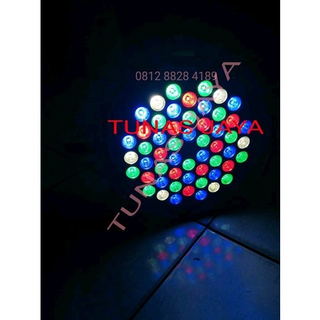BARU LAMPU PAR LIGHT V 001 LED 54 PAR RGBW LAMPU PANGGUNG DAN SOROT
