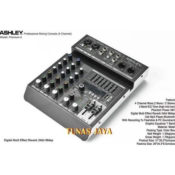 ORDER SEKARANG MIXER ASHLEY PREMIUM-4 MIXER ASHLEY PREMIUM4 ASHLEY PREMIUM 4 MIXER ASHLEY 4 CHANNEL 