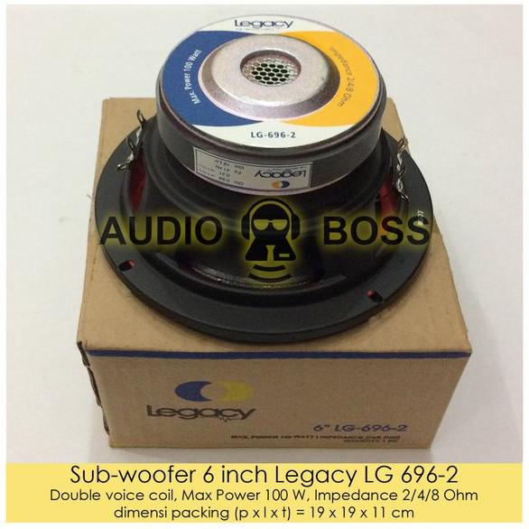 Speaker Subwoofer 6 inch Legacy LG 696-2 - Legacy 6 inch LG 696-2