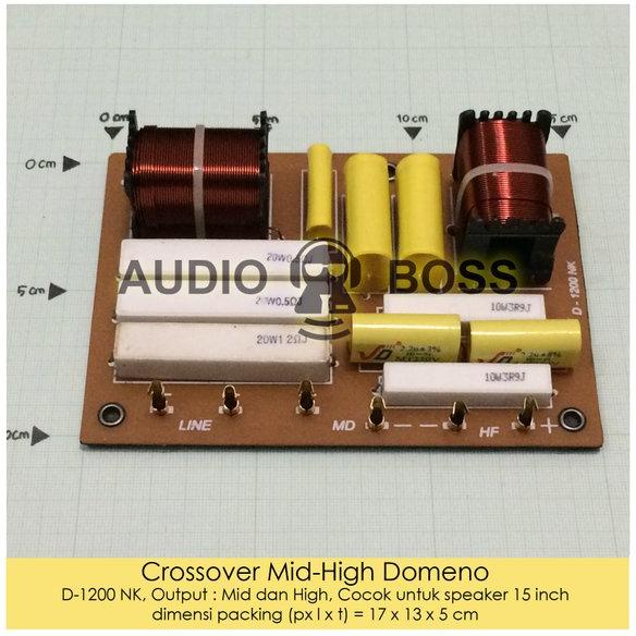 Crossover Pasif Mid High Domeno - Crossover Output Mid High D-1200 NK