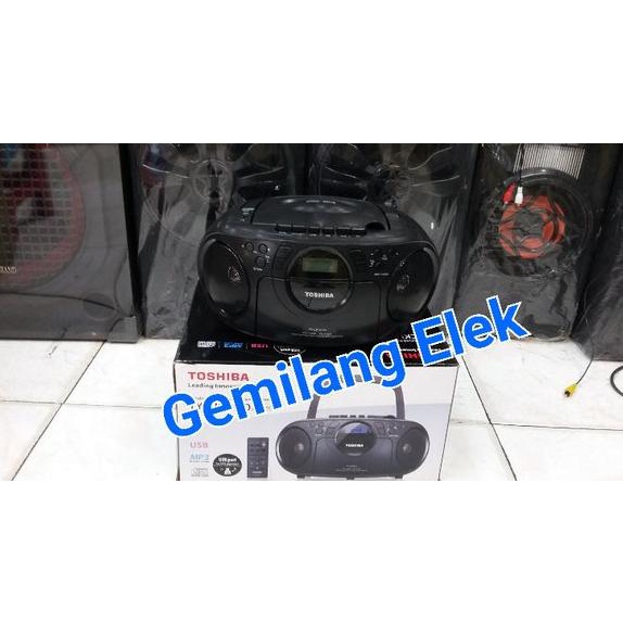 DISKON Mini Compo TOSHIBA TY-CKU310 (CD, mp3,usb, kaset tape, radio)