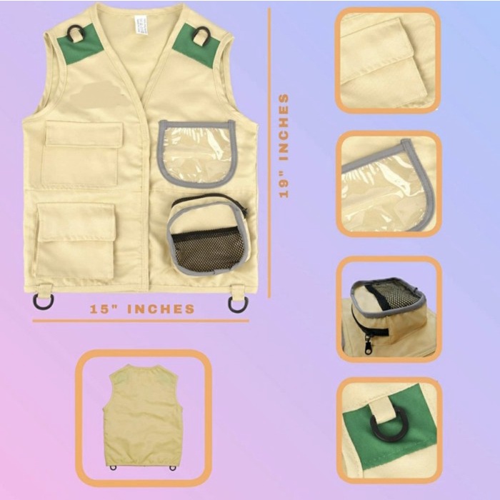 Costume Kids Safari,Explorer Zoo Keeper Kostum Anak Profesi Penjelajah