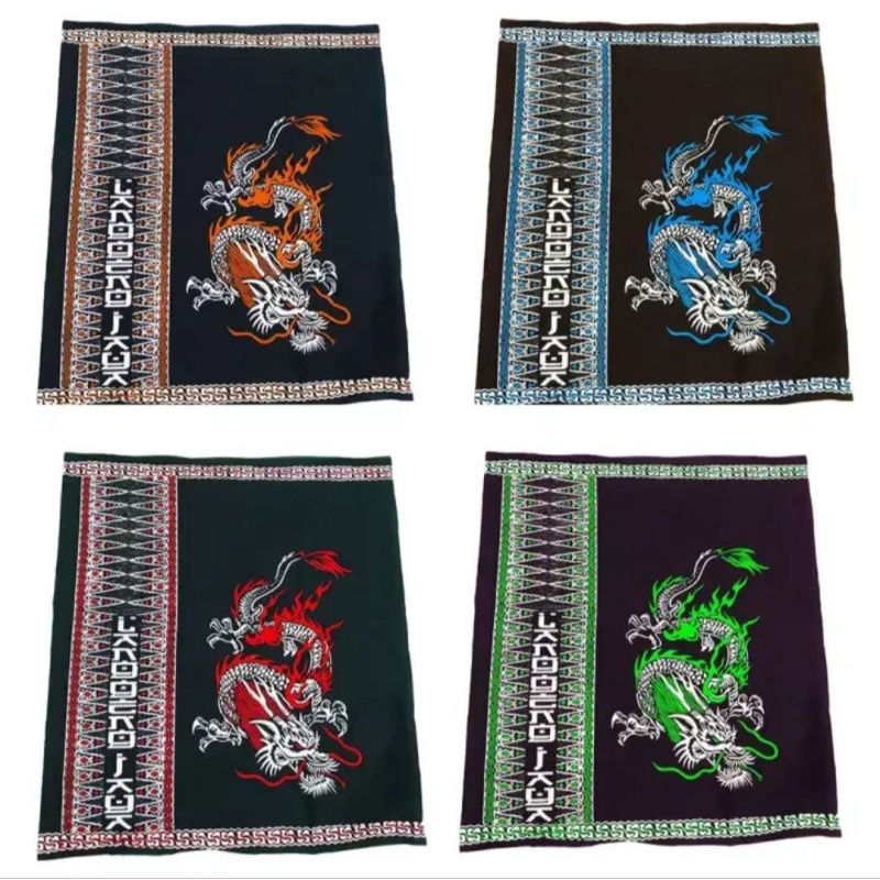 Sarung Santri Naga Hijau / Sarung Naga / Sarung Batik Pria Wanita Dewasa