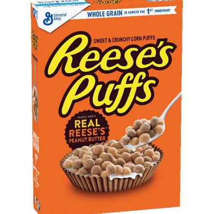 

GM Reeses Puffs Peanut Butter Cereal - Sereal Reese's Import Sarapan
