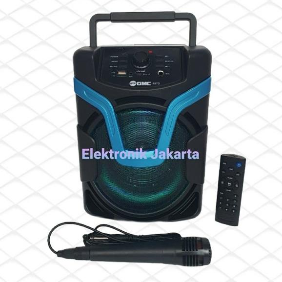 BEBAS ONGKIR Speaker Bluetooth Portable GMC 6 Inch Mini Amplifier Extra Sound