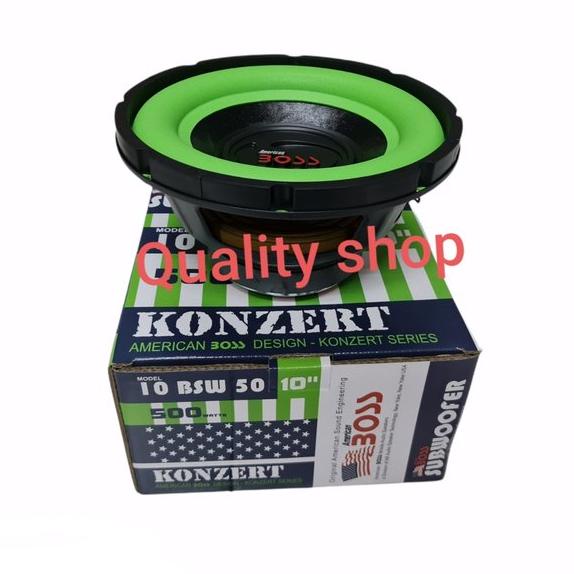 SPEAKER SUBWOOFER AMERICAN BOSS 10 INCH 300 WATT SUARA MANTAB MENGGELEGAR