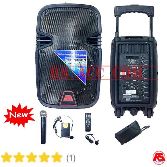 Speaker Portable Pa Meeting Pewie Pw1268 8 Inch Bluetooth