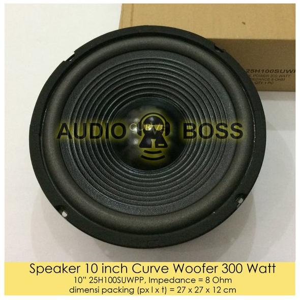 ORDER SEKARANG Speaker 10 inch Curve Woofer 300 Watt - Speaker Curve Woofer 300 W 10 inch - Speaker 