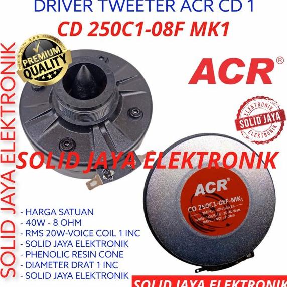 SALE DRIVER TWEETER ACR CD1 CD 250C1-08F MK1 CD 1 CD-1 TWETER TWITER TWITTER TWIITER HIGH HI MAGNET 