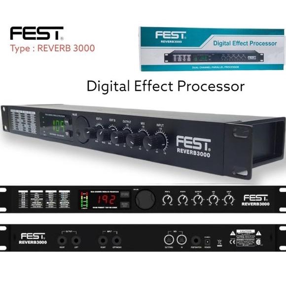 Effect vocal fest reverb 3000 reverb3000 efect original