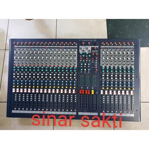 TERBARU MIXER AUDIO SOUNDCRAFT LX7 ii 24 CHANNEL LX7ii 24 ch 24ch