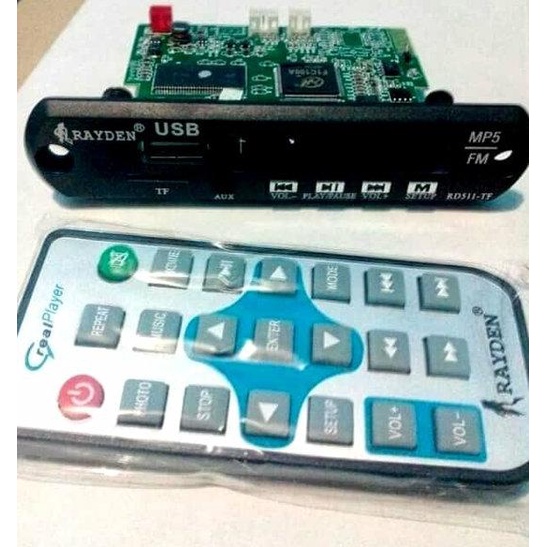 MODUL MP5 KIT MP5 VIDEO PLAYER FM RADIO KIT MP5 VIDEO PLAYER FM RADIO RAYDEN