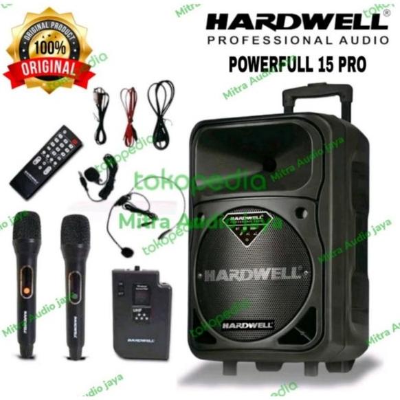 HARGA DISKON Speaker portabel Hardwell powerfull 15pro powerfull 15 pro original