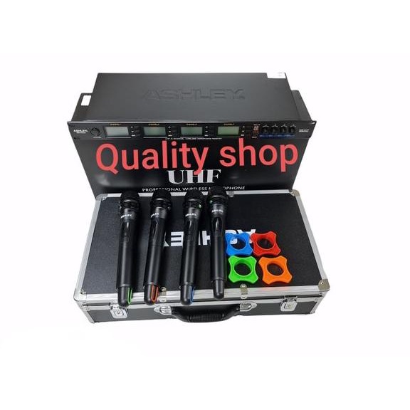 Mic wireless Ashley MC FOUR 4 microphone handhel MCFOUR ORIGINAL