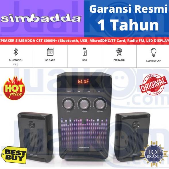 SALE SIMBADDA SPEAKER BLUETOOTH CST 6000N Plus WITH REMOTE