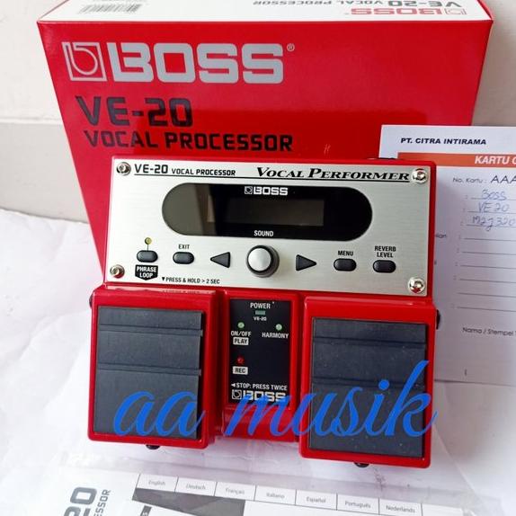 BARU PROSESSOR EFFACT VOCAL BOSS VE 20 GARANSI RESMI