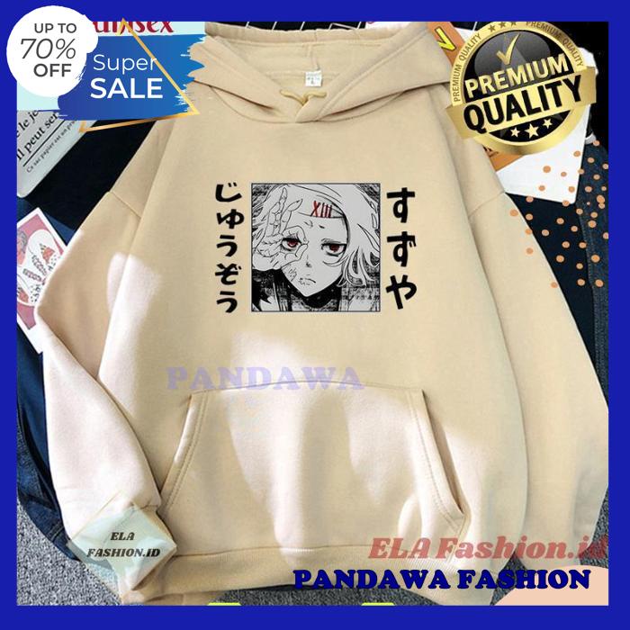 HOODIE  TOKYO GHOUL KARAKTER ANIME JUUZOU SUZUYA