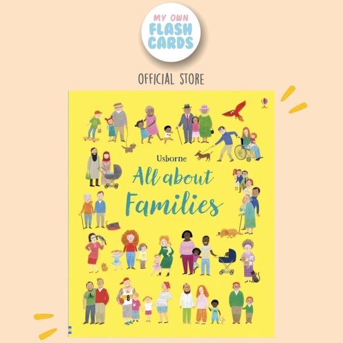 

NEW PROMO!!! Usborne All About Families - Imported Education Children Book Keluarga TERLARIS