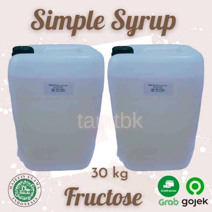 

Fruktosa / Fructose / Gula Cair / simple syrup 30kg (GOSEND / GRAB)
