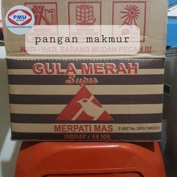 

Gula merah super cap merpati mas 10 kg