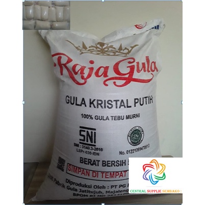 Gula Raja Gula Kristal Putih [50 kg / 1 karung ]