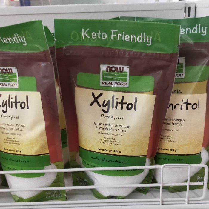 

Now real food Pure xylitol sugar 454gr gula diet