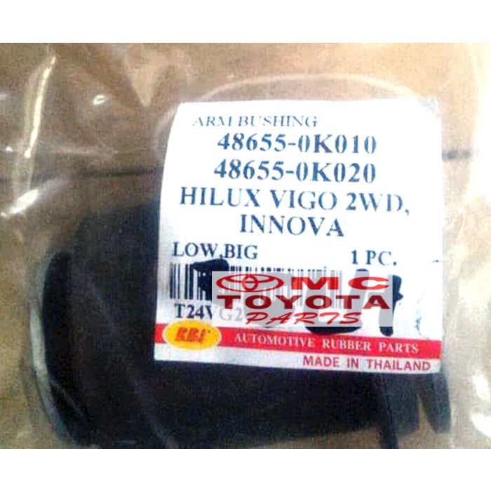 New Karet Bush Bushing Bosh Arm Depan Bawah Besar Innova 48655-0K010-Rbi Kode Ma191