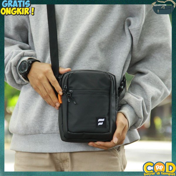 Bisa Bayar Ditempat Terlaris Tas Selempang Slingbag Cowok Mini Keren Waterproof Model Korea Tas Bahu