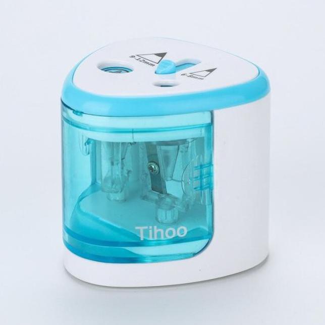 

Rautan TENWIN/Tihoo / Tihoo Pencil Sharpener Electric Automatic Metal - Biru Muda