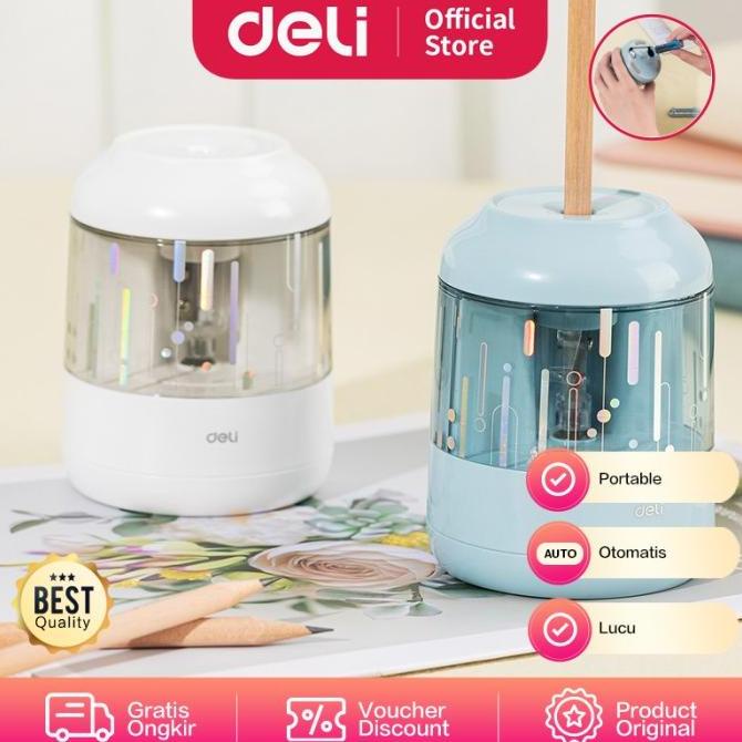 

Deli Electric Pencil Sharpener / Rautan Pensil Otomatis Lucu EH508