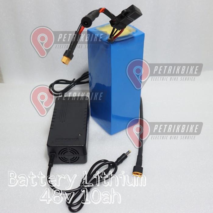 Battery Lithium 48V 10Ah Sepeda Listrik