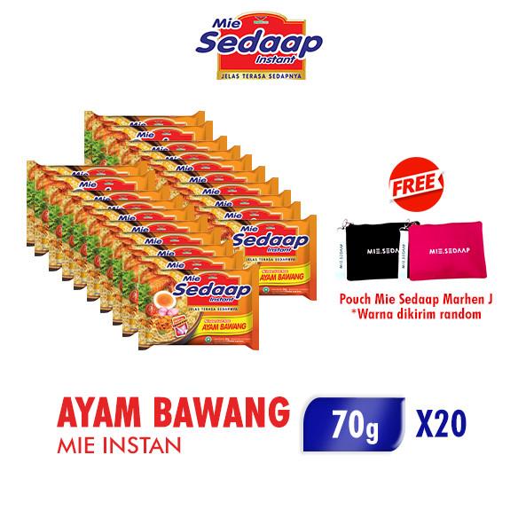 

Sedaap Mie Instan Ayam Bawang 70 Gr X 20 Pcs Free Pouch - Best Store