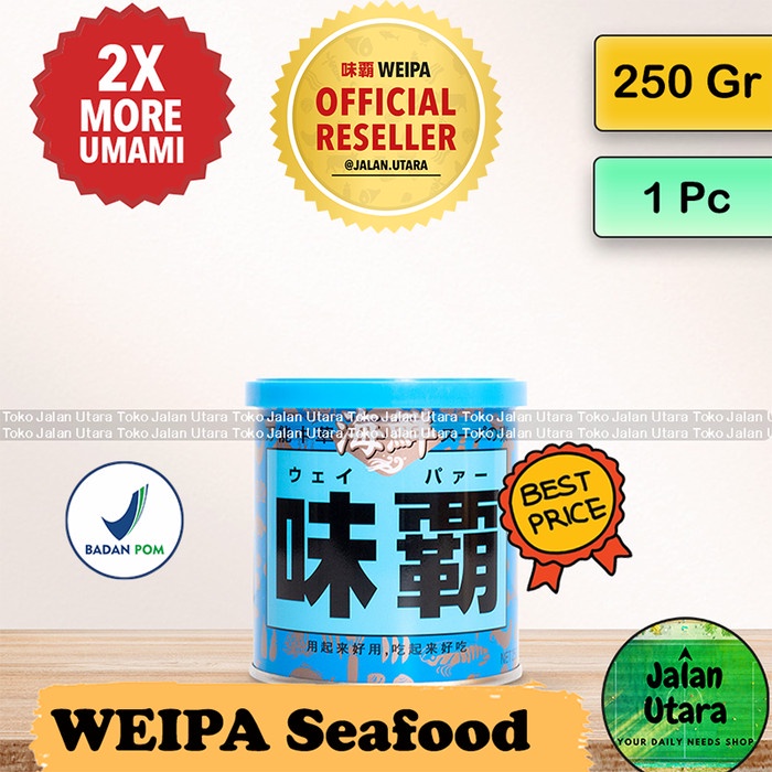 

WEIPA Seafood 250gr Kaldu Masak Jalan Utara