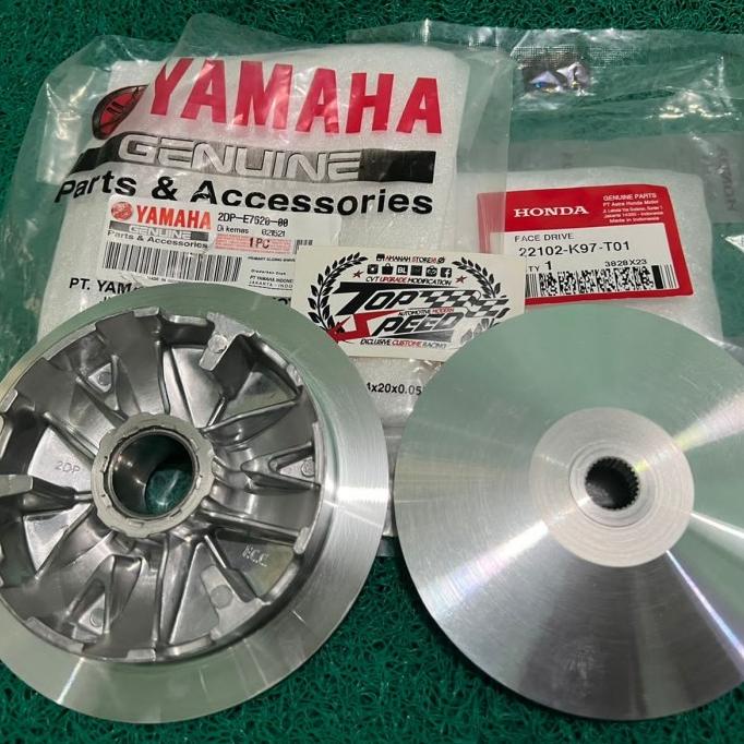 Pulley Custom Nmax Pnp Vario 125 150 160  Full Custom Derajat Kerok Original