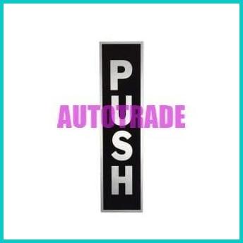 

HY-KO STICKER ANODIZED PUSH 5 X 20 CM STIKER SIGN LABEL PUSH 20JVLZ3 tools