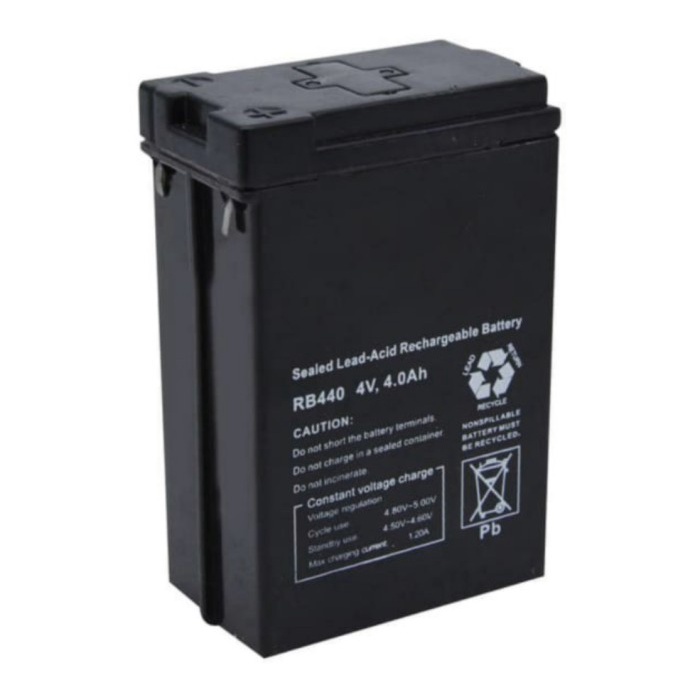 krisbow baterai aki rechargeable 4v 4ah sealed lead acid 5852