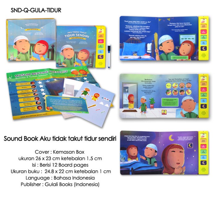 PROMO SOUND BOOK AKU TIDAK TAKUT TIDUR SENDIRI TERBARU